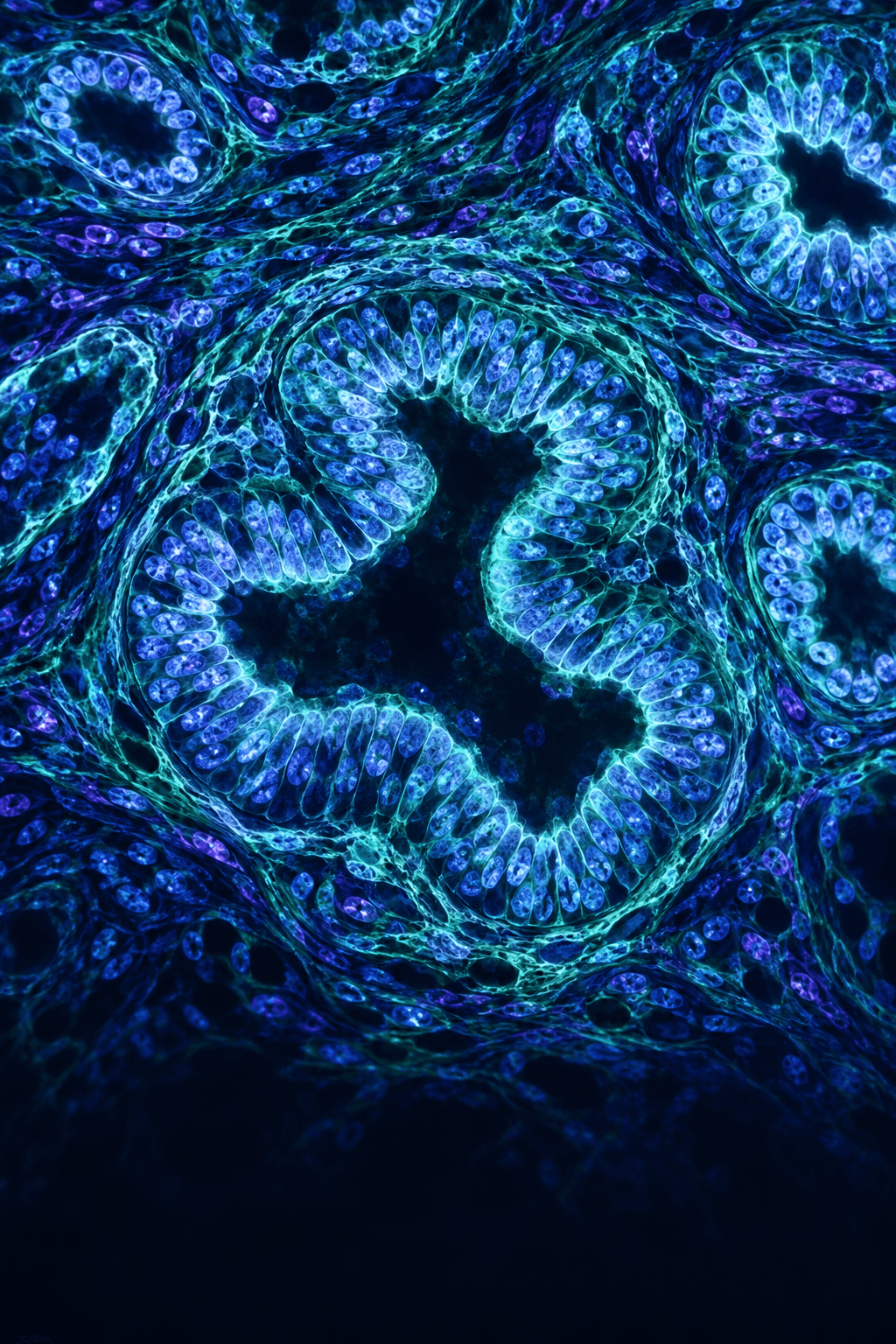 Illustrative microscopy-inspired visualization for Prostate cancer